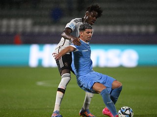 Fotka zo zápasu Nemecko - Izrael.