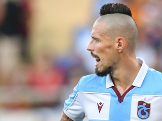 Marek Hamšík v drese tureckého Trabzonsporu. 