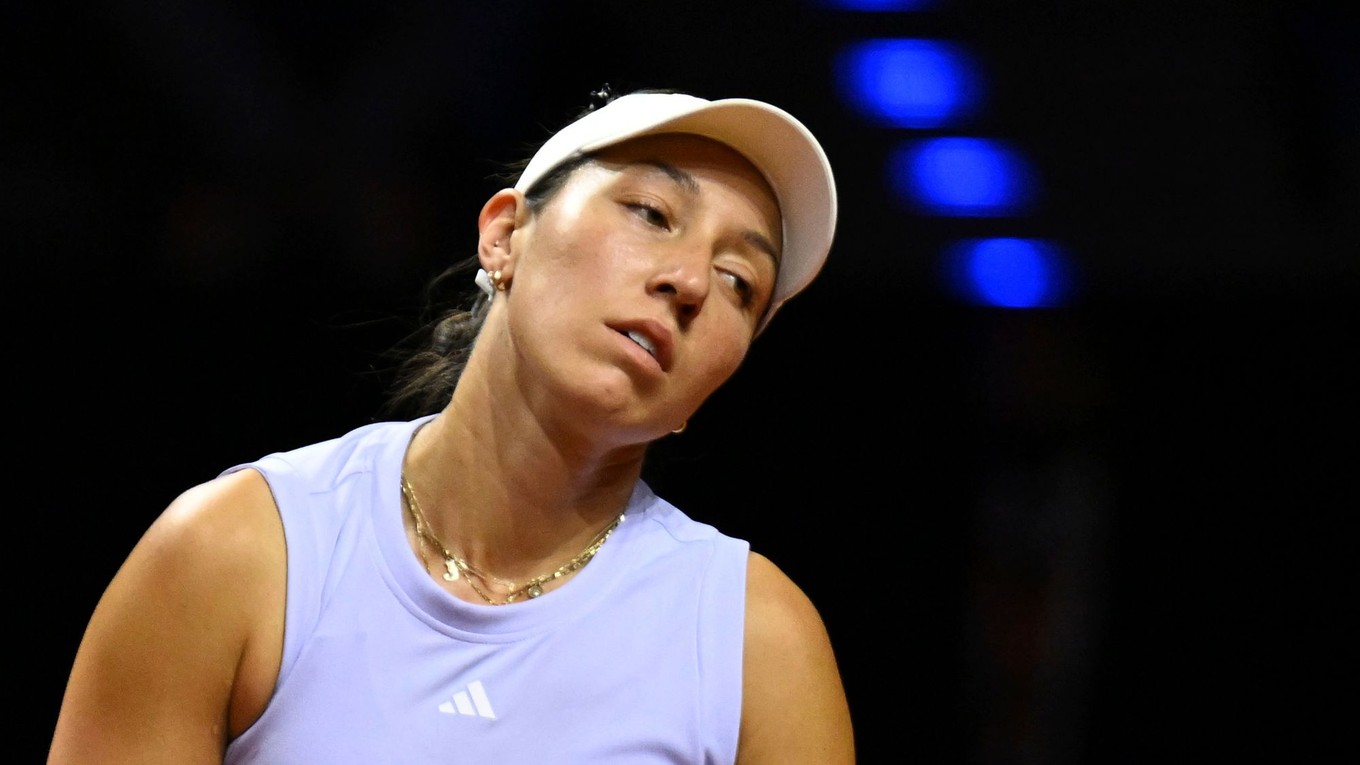 Jessica Pegulová na turnaji WTA Stuttgart 2025.
