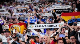 Fanúšikovia Realu Madrid. 
