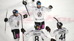 Gólová radosť hráčov Košíc.