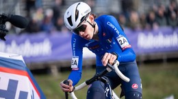 Taliansky reprezentant Filippo Grigolini počas MS v cyklokrose 2026. 