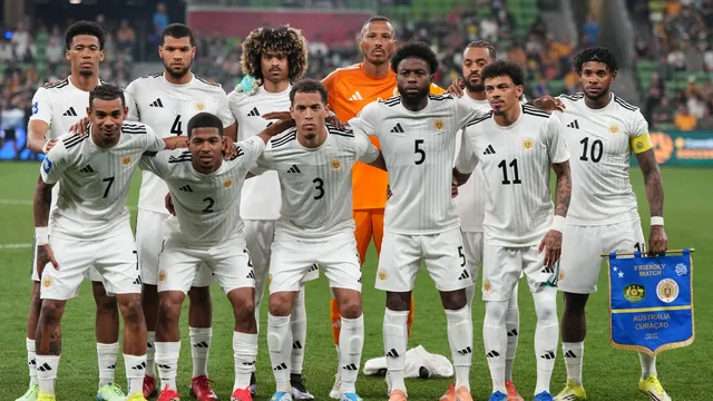 Futbalisti Curacaa.