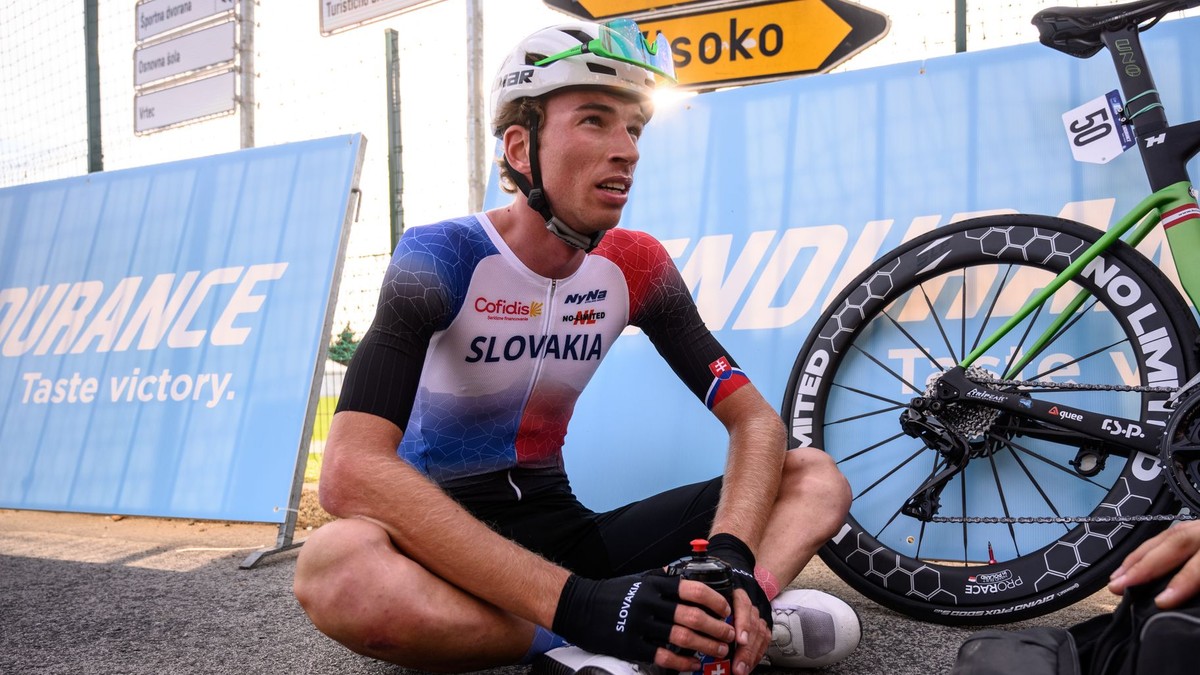 Richard Riška po pretekoch U23 na ME v cyklistike 2026.