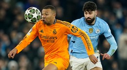 Momentka z prvého zápasu Manchester City - Real Madrid 