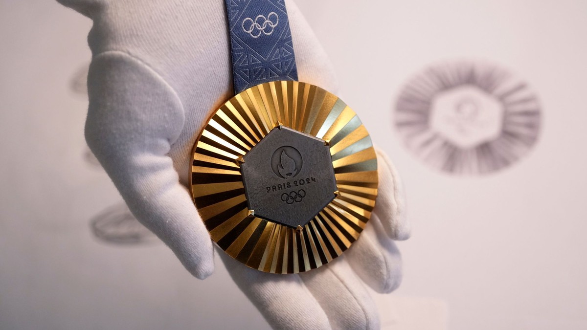 FOTO: Entdecken Sie, wie die Medaillen für die Olympischen Spiele 2024 in Paris aussehen