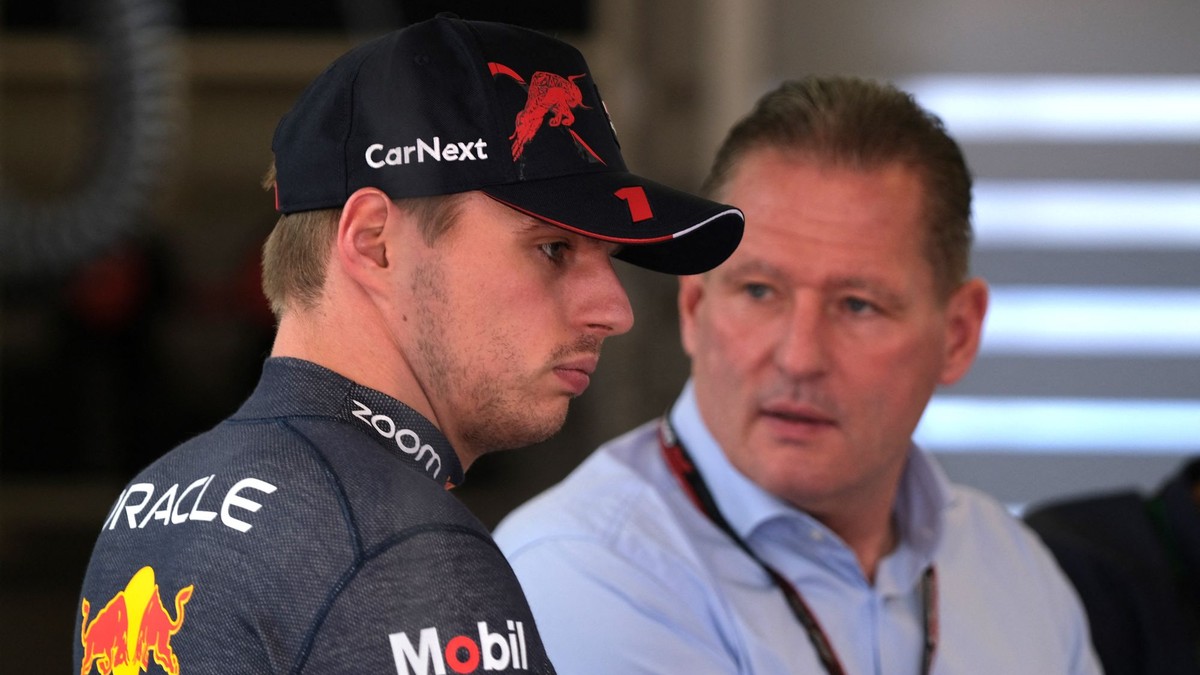 Max Verstappen a jeho otec Jos.