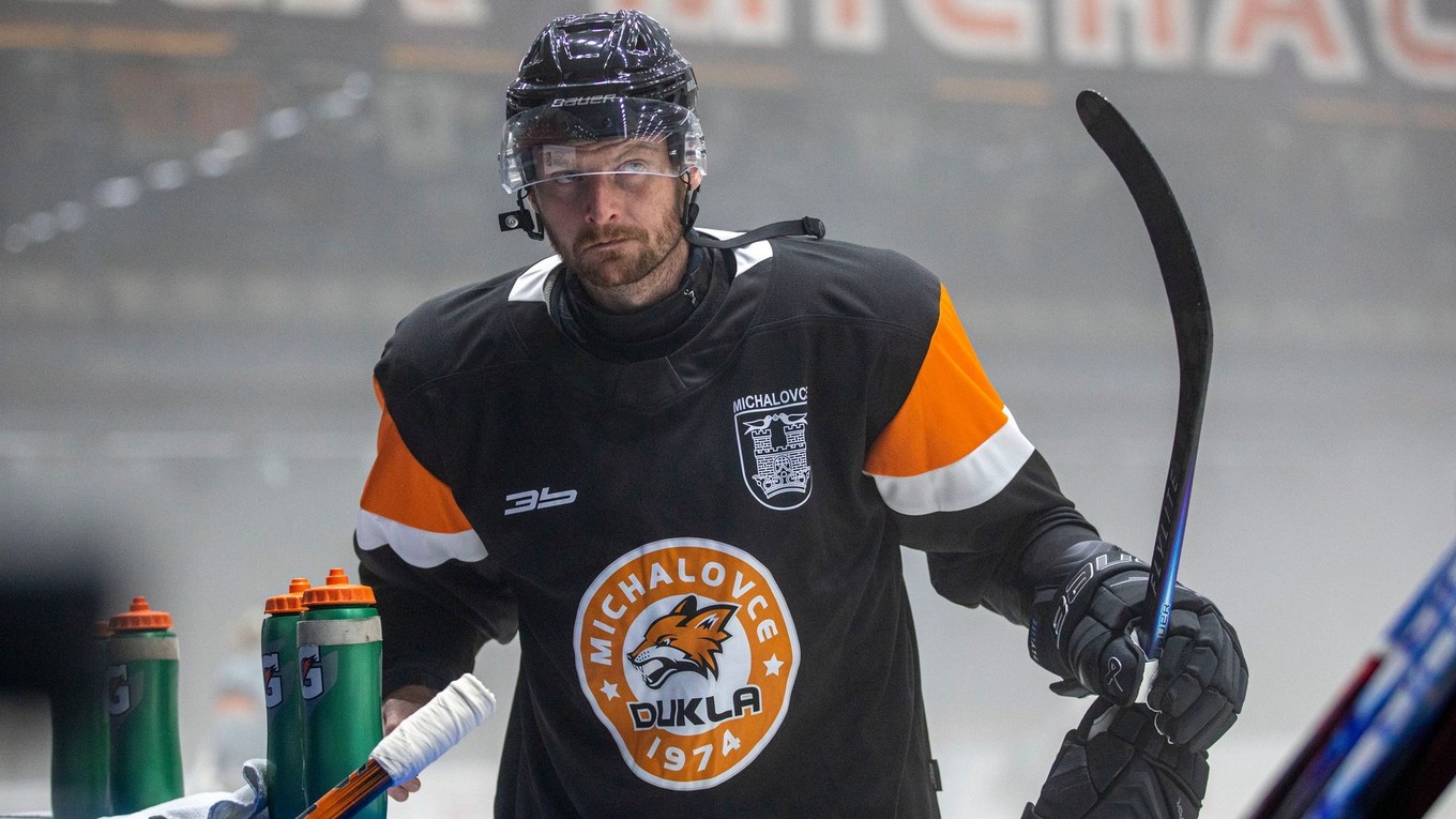 Milan Kytnár na tréningu Michaloviec