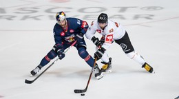 Momentka zo zápasu EHC Red Bull Mníchov - HC Košice v hokejovej Lige majstrov.