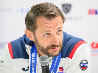 Kapitán slovenského tenisového tímu žien Matej Lipták.