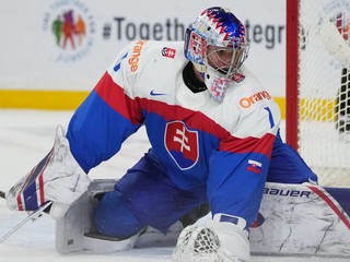 Michal Prádel počas MS v hokeji do 20 rokov 2026