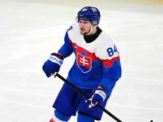 Pavol Regenda v zápase Slovensko - Nemecko na ZOH 2026.