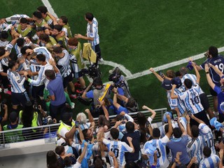 Argentína oslavuje. 

