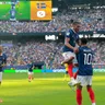 Kylian Mbappe a Michael Olise.
