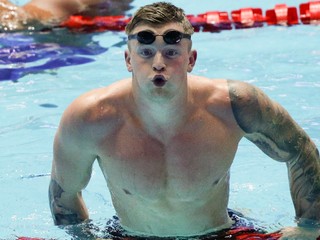 Britský plavec Adam Peaty.