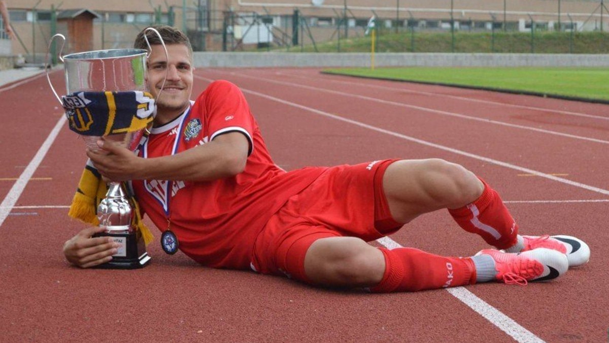 Futbalista Slávia TU Košice František Vancák.