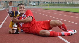 Futbalista Slávia TU Košice František Vancák.