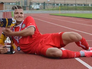 Futbalista Slávia TU Košice František Vancák.