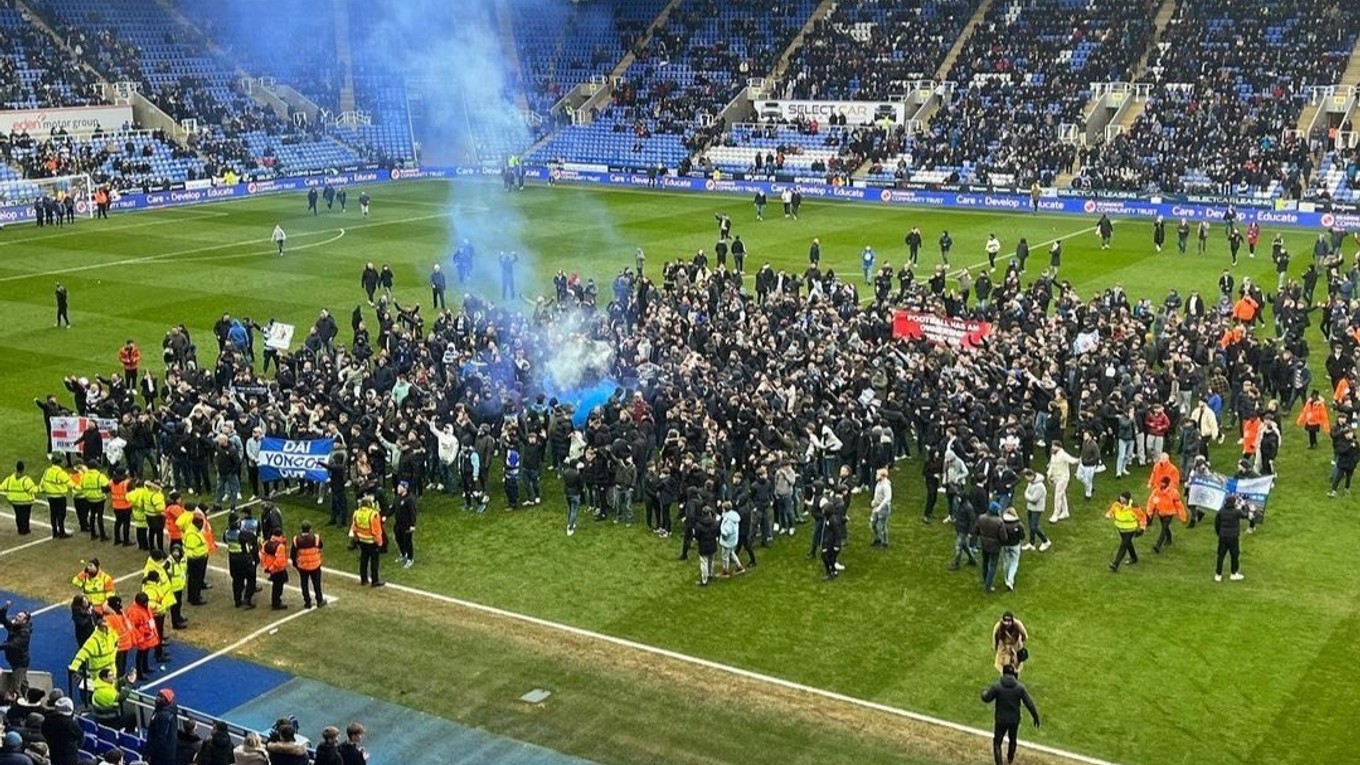Protest fanúšikov Readingu