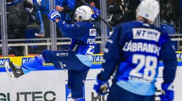 Kristián Pospíšil sa teší z gólu