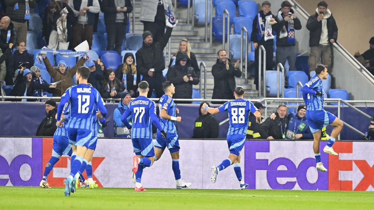 Futbalisti ŠK Slovan Bratislava.