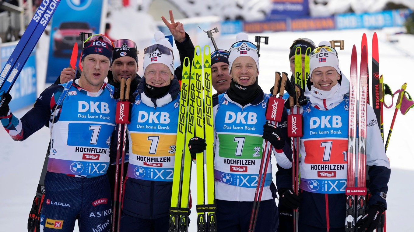 Nórski biatlonisti