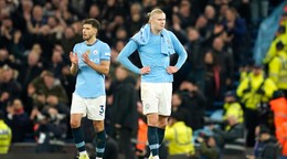Erling Haaland a Ruben Dias