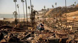 Situácia po požiari v Pacific Palisades.