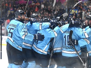 Radosť hráčov Slovana.