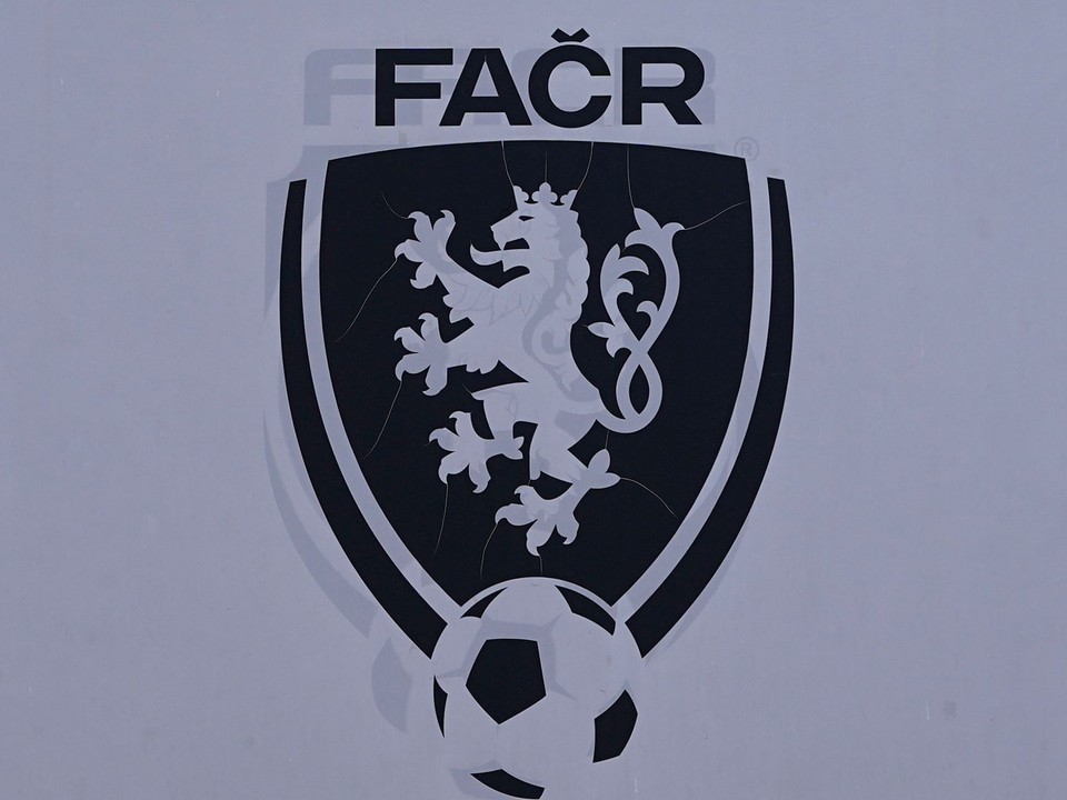 WA 5 Praha - Na snímke logo Futbalovej asociácie Českej republiky (FAČR).
