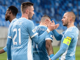 Futbalisti ŠK Slovan Bratislava.