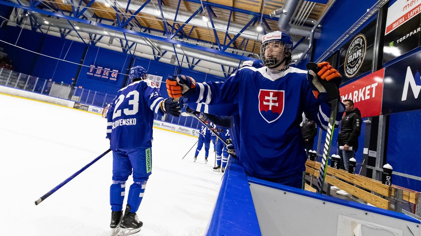 Slovenskí hokejisti do 20 rokov