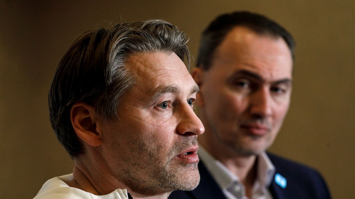 Miroslav Šatan a hlavný tréner Vladimír Országh.