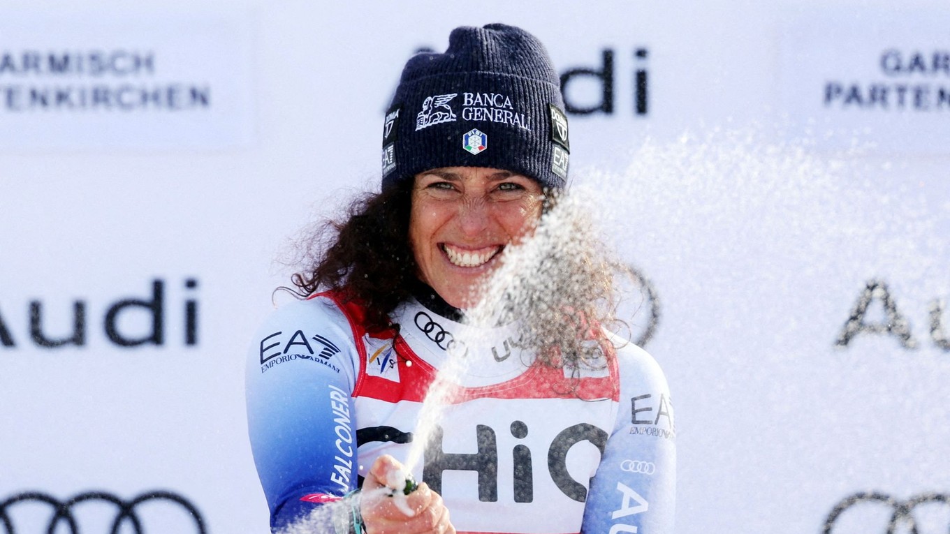 Talianska lyžiarka Federica Brignoneová.