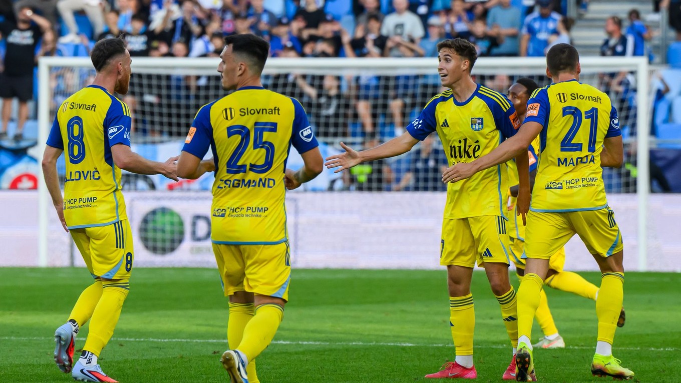 Futbalisti FC Košice.