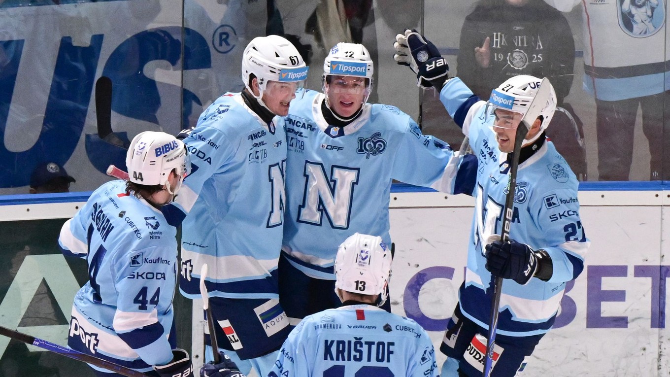 Radosť hráčov Nitry.