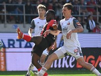 Trnavský futbalista Philip Azango v zápase proti Podbrezovej. 