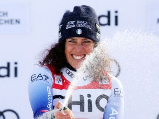 Talianska lyžiarka Federica Brignoneová.