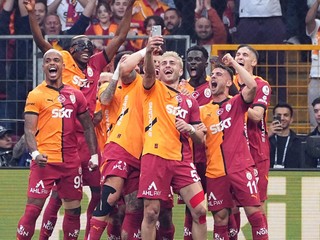 Futbalisti Galatasarayu.
