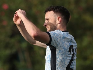 Diogo Jota sa teší po strelenom góle v zápase Portugalsko - Chorvátsko v júni 2024.