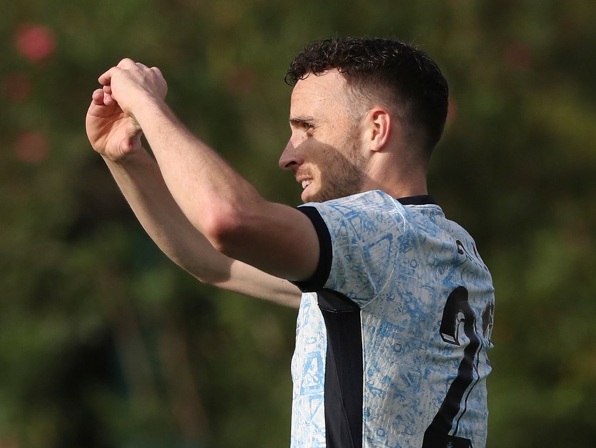 Diogo Jota sa teší po strelenom góle v zápase Portugalsko - Chorvátsko v júni 2024.