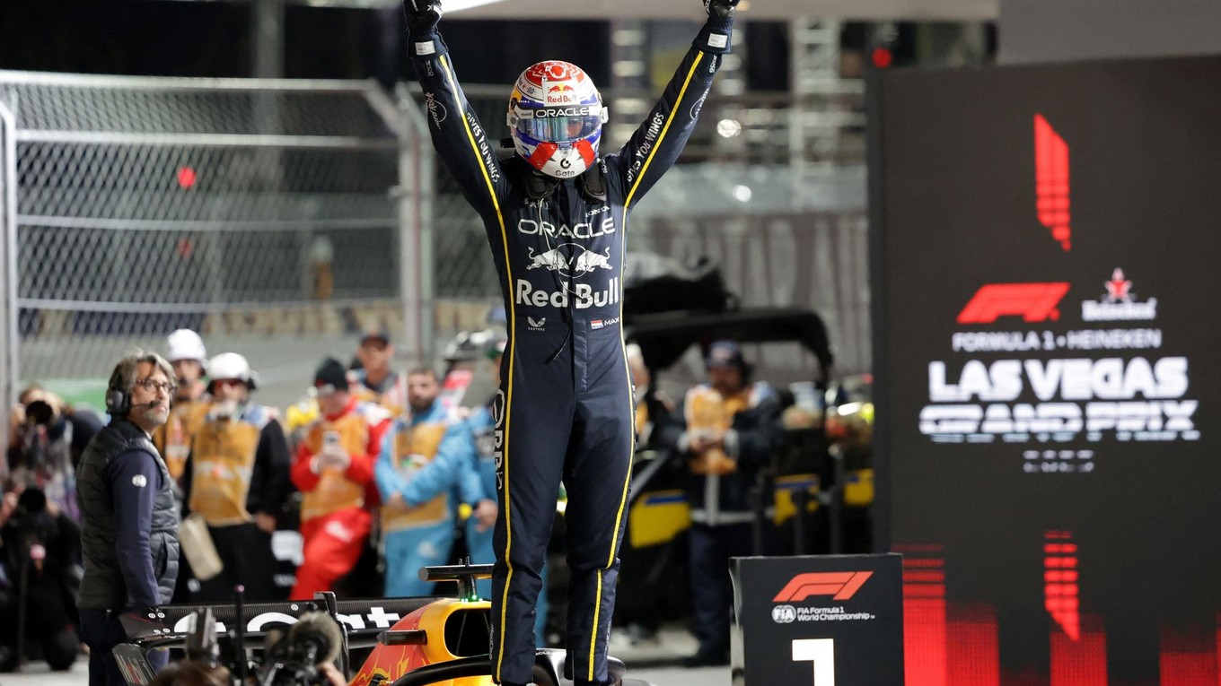 Max Verstappen sa stal víťazom Veľkej ceny Las Vegas 2025.