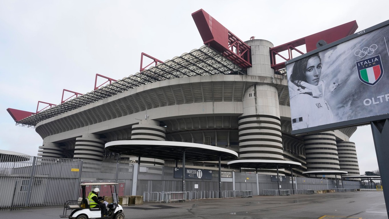 San Siro pred olympijskými hrami 2026.