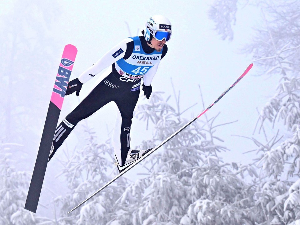 Nórsky skokan Johann Andre Forfang.