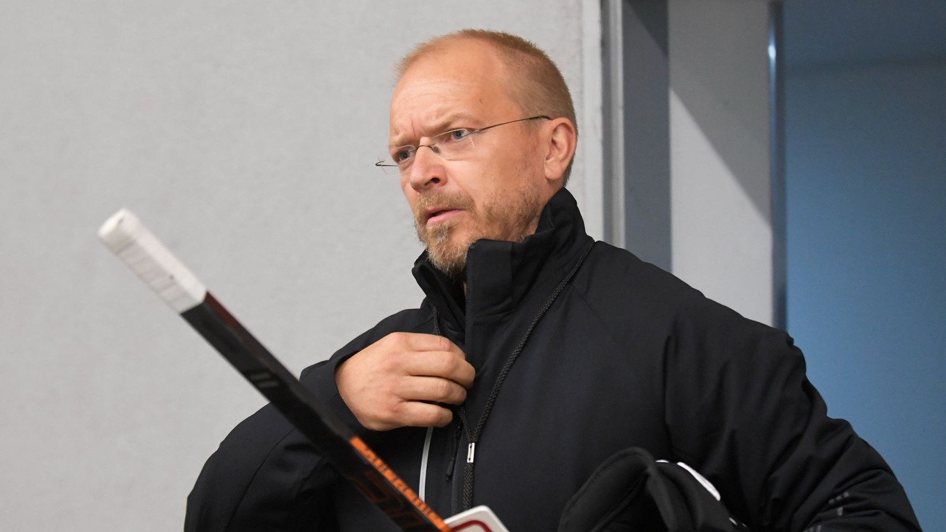 Tréner Košíc Kalle Kaskinen.