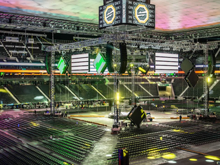 Dejisko turnaja Oktagon 62 - štadión Eintrachtu Frankfurt.