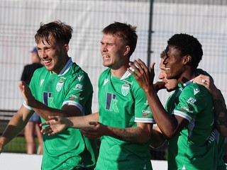 Futbalisti FC Levadia Tallin.