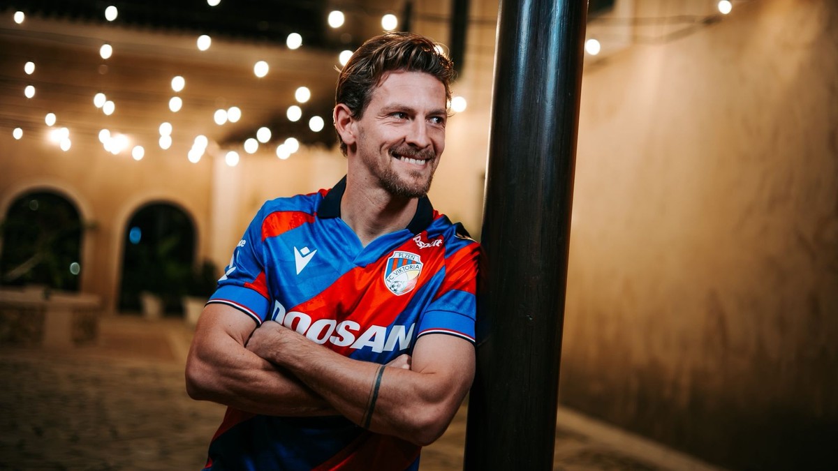 Patrik Hrošovský v drese FC Viktoria Plzeň. 