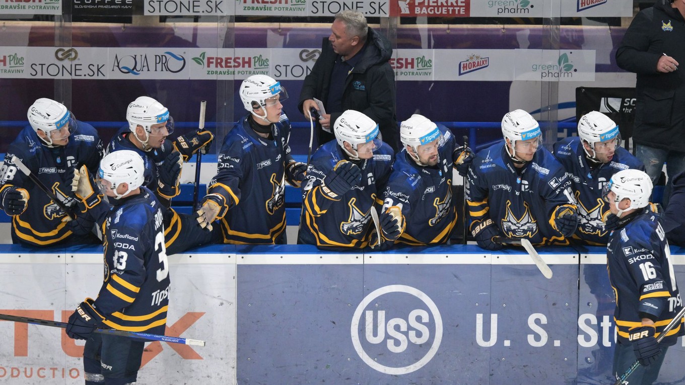 Gólová radosť hráčov Spišskej Novej Vsi.