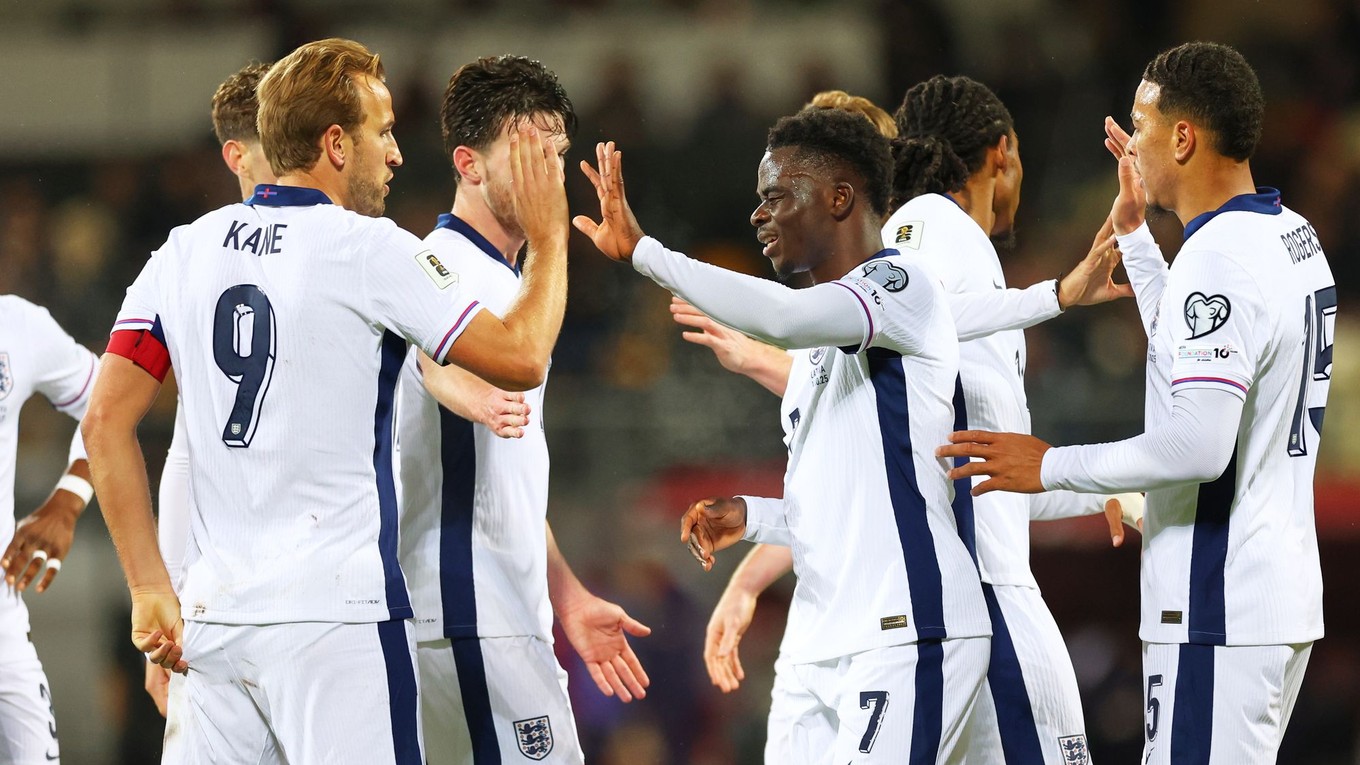 Angličania oslavujú gól